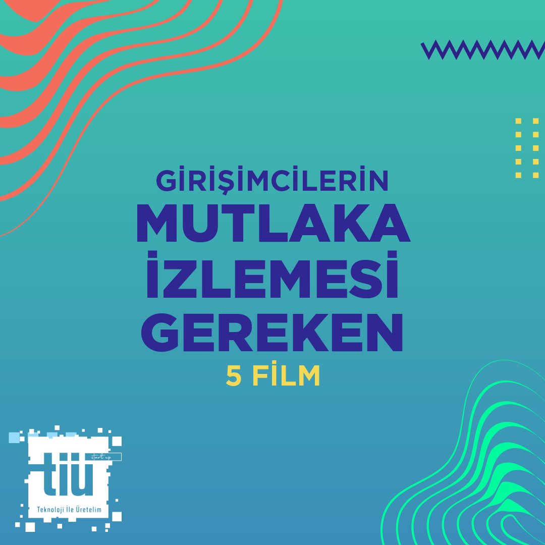 tiuplatformu's tweet photo. Girişimcilerin mutlaka izlemesei gereken 5 filmi sizin için derledik! 
#TeknolojiileÜretelim https://t.co/43W3t3Ew0m