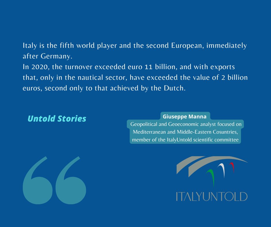 ✒️🗣️🇺🇲 #Italy, with its almost 8,000 km of coastal development cannot renounce the sea and the activities connected to it, as factors of growth of the country and areas of projection of its international action
#untoldstories #shipbuilding #italian #excellence
