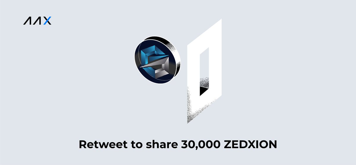 ZedxionC's tweet photo. #Airdrops  &amp; Retweet to Share 30,000 ZEDXION
1. Follow AAX Official Twitter (https://t.co/9KVKA5QFmV) and ZEDXION Official Twitter (https://t.co/MPQPZtp8te)
2. follow link for other detail

https://t.co/vaqGTvmhRQ

🌀#Zedxion #Crypto #exchange #Defi #Bitcoin #Ethereum #BTC  #AAX https://t.co/dBz8sXNuRa