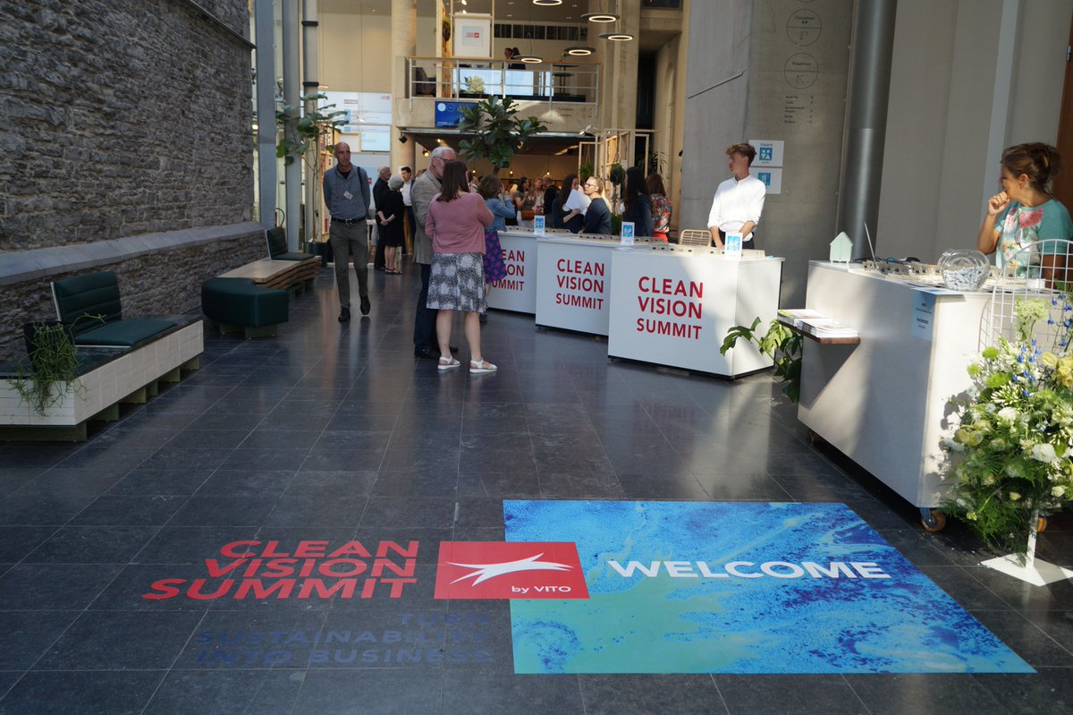 VITObelgium's tweet photo. Today our #CleanVisionSummit is taking place @DeBijloke in Ghent.

Ready to exchange ideas with participants on the challenges they are experiencing and the opportunities regarding sustainable solutions for their business. 

https://t.co/zcCNLyUmNP https://t.co/Bp1bpwOOmZ