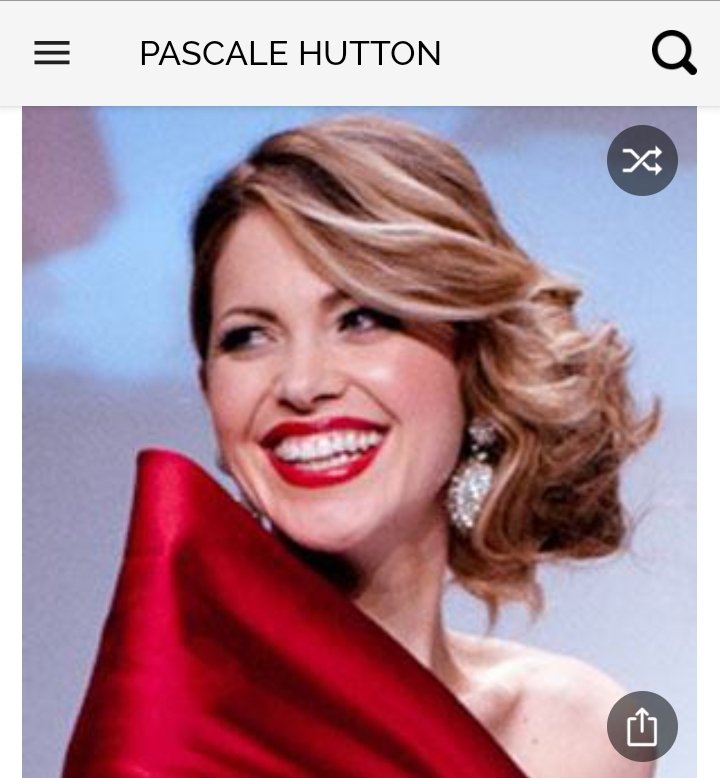 Happy birthday to this great actress. Happy birthday to Pascale Hutton 