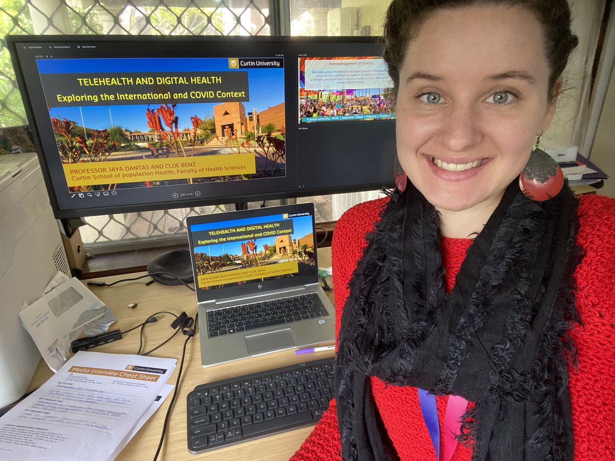 Big Thanks to <a href="/CurtinMalaysia/">Curtin Malaysia</a> for the opportunity to talk #DigitalHealth &amp; #telehealth and the rapid international #covid expansion with <a href="/JayaDantas/">Prof. Jaya Dantas</a> during our digital health week seminar. 

#curtinuniversity #curtinresearch