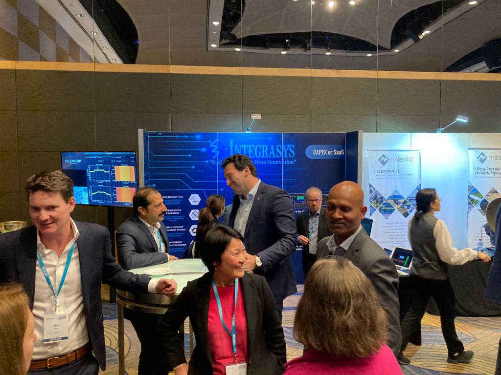 IntegrasysSA's tweet photo. ➡️First day at #ASF2022 ! We are pleased to be back in Sydney!
📢 We have been part of the panel discussion: Mobility, One of the Big Winners out of Satellite’s Transition.
🛰️🚀Visit our booth to know more about the latest technologies!
#satcom #satellite #integrasys https://t.co/a2AOusHrHM