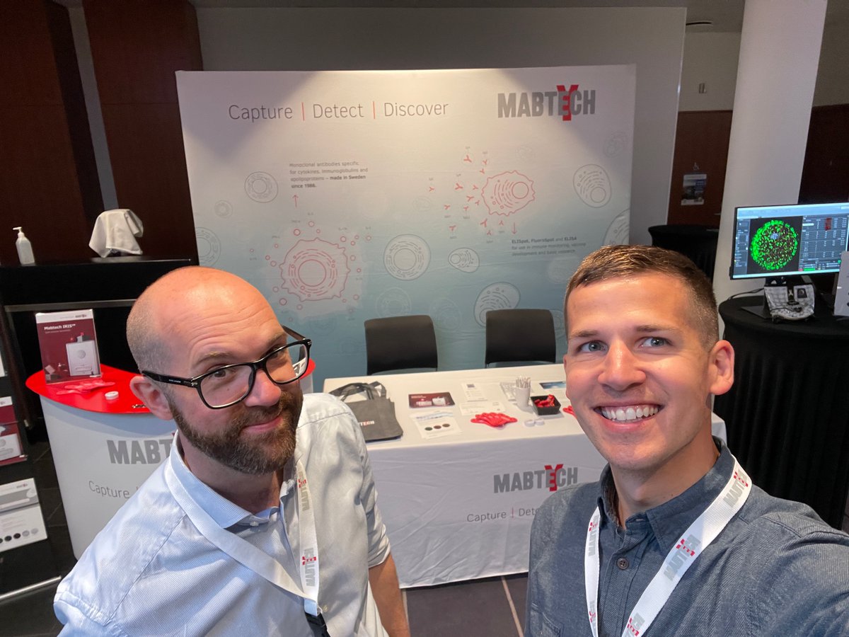 Mabtech's tweet photo. We traveled north! @jahnmatz and @tylercsandberg are charged to talk immunology with you at the annual meeting of the Scandinavian Society of Immunology (@ScandImm) in Reykjavik. Come by our booth and play the RSV game. https://t.co/59u5dDkk0p
