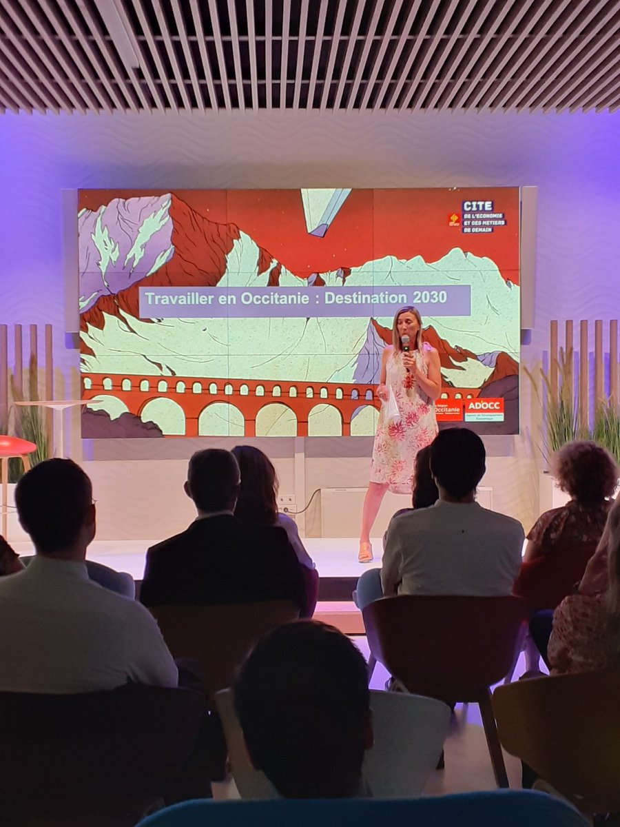 Cite_eco_occ's tweet image. Aujourd'hui démarre l'experimentation "Travailler en Occitanie : destination 2030"
Ici en #Occitanie on invente et on experimente les modeles de demain.
➡️ 30 chefs d'entreprise du territoire vont se projeter en 2030 et imaginer le futur du travail en occitanie
#FuturOfWork