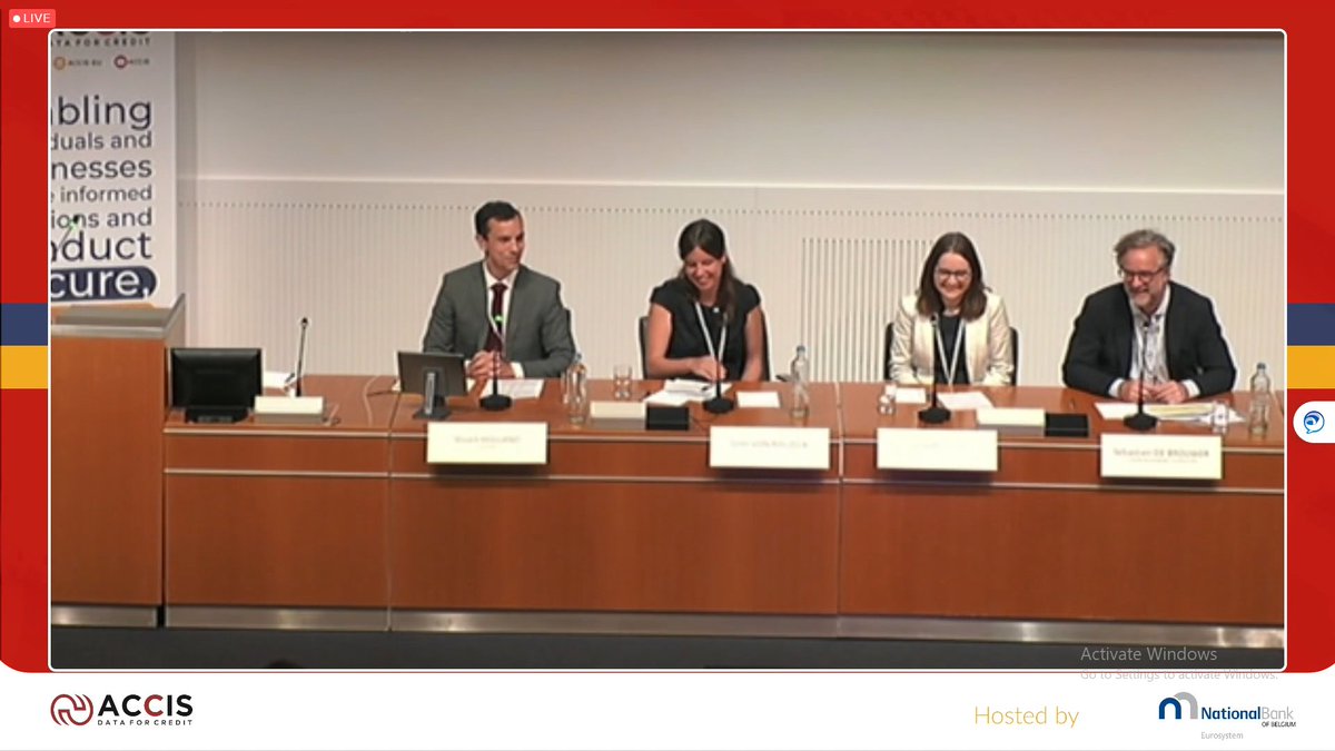 ACCISeu's tweet photo. Stuart Holland is moderating a panel discussion on how can the #CCDII spark a boom in more responsible #credit?
Panellist will be discussing the #data comprehensiveness and accuracy in #creditworthiness assessments
#ACCISConference #ACCISForYou #money #credit #ACCIS #CCD2 #AI https://t.co/b1vemzZmA9