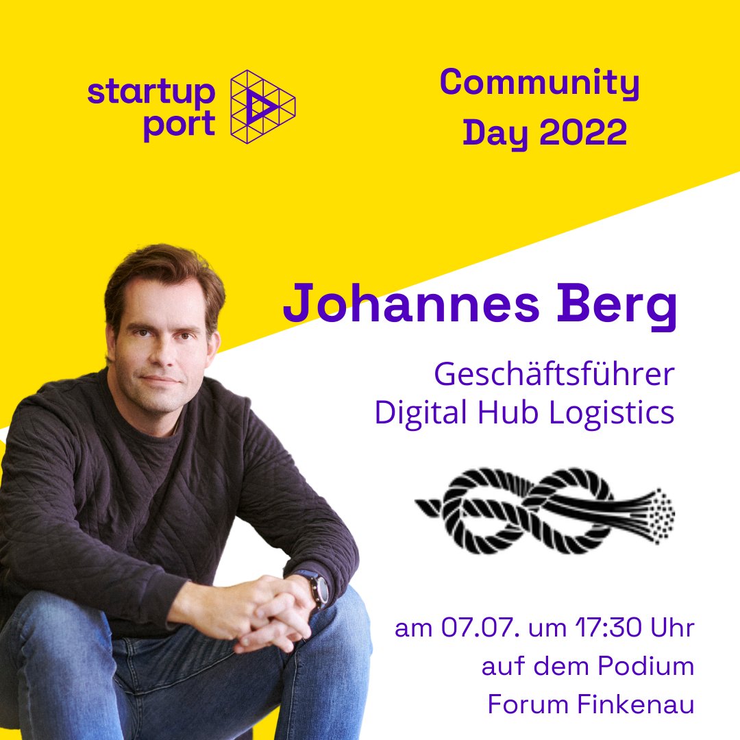 startupport_alt's tweet photo. #SPCD22 7.7. um 17:30 auf dem Podium:
Johannes Berg von @HubLogHH zum Thema "Entern oder kentern - Herausforderungen für Gründungen aus der Wissenschaft"
Wir freuen uns auf Ihren Beitrag!
Tickets: https://t.co/rVgaqtjw11 https://t.co/fWhh6mcmCq