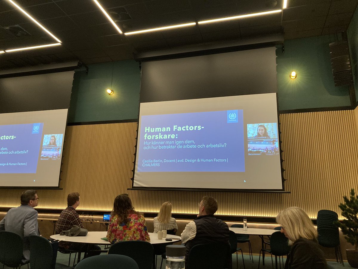 Keynote av Cecilia Berlin om human factors och ergonomi i relation till hur vi ska förstå arbetsmiljö. #falf2022