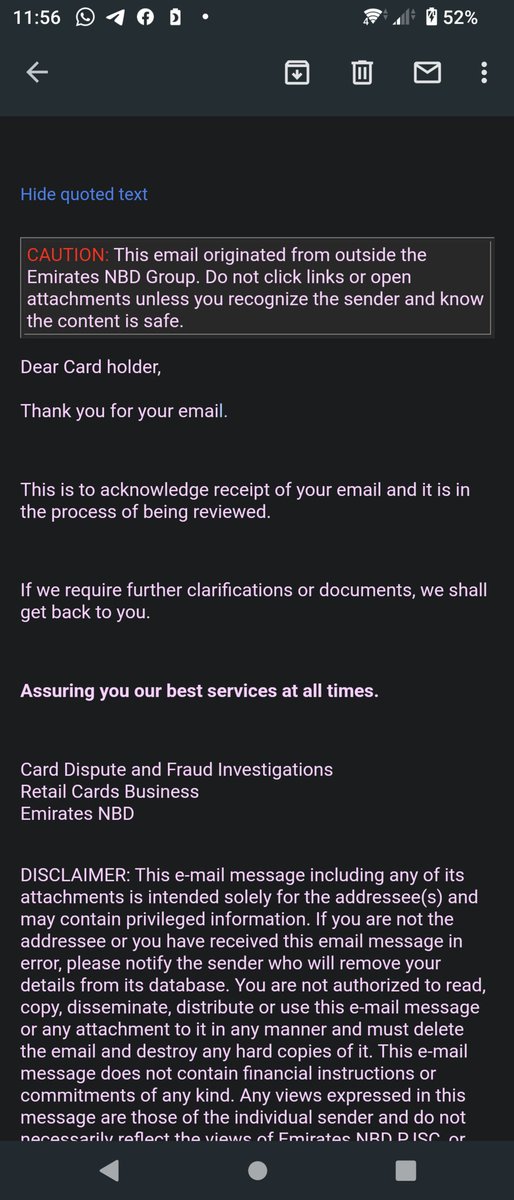 k1arun's tweet photo. @EmiratesNBD_AE tired of waiting for your response, very unresponsive services, it's time to change my bank https://t.co/KAkDJcB6nU