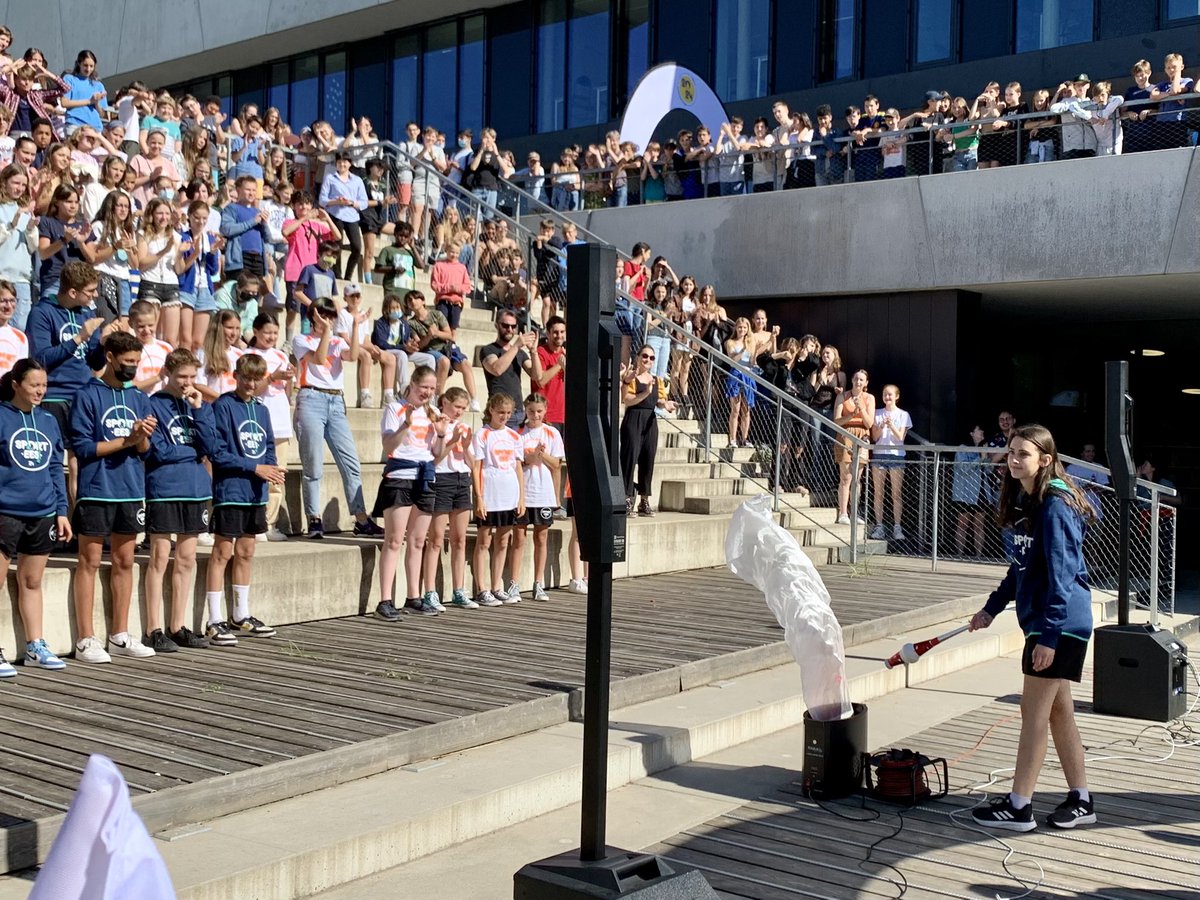 OlivierTedde's tweet photo. Ouverture de la Semaine Olympique et Paralympique 2022 @EuropeanS_Stg ! En préparation des #JO24, nos équipes #generation24 ont mis le paquet pour que de la Maternelle au Bac tout le monde fasse du sports ! #excellence_in_sports @acstrasbourg https://t.co/yg5iJHbTPB