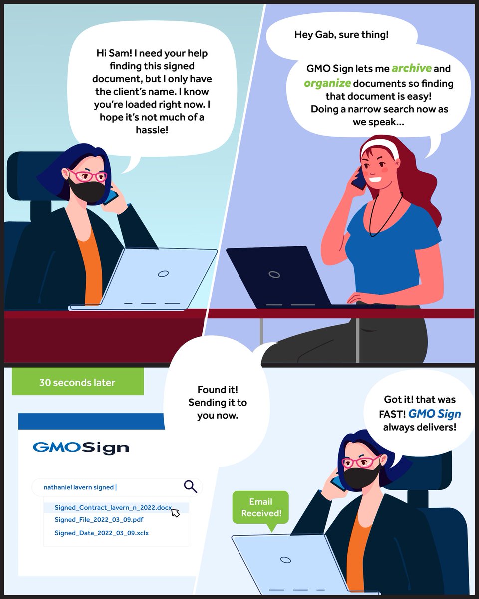 GlobalSignAPAC's tweet photo. What is quick and easy, and let's you filter out your signatory? #GMOSign, of course! 🚀 With its built in search feature, Sam doesn't have to spend hours singling out that one document! 🔎
Learn more: https://t.co/XgP5Nk99dJ
#Cybersecurity #DigitalSignature #GlobalSignAPAC https://t.co/IXHhU88OPV