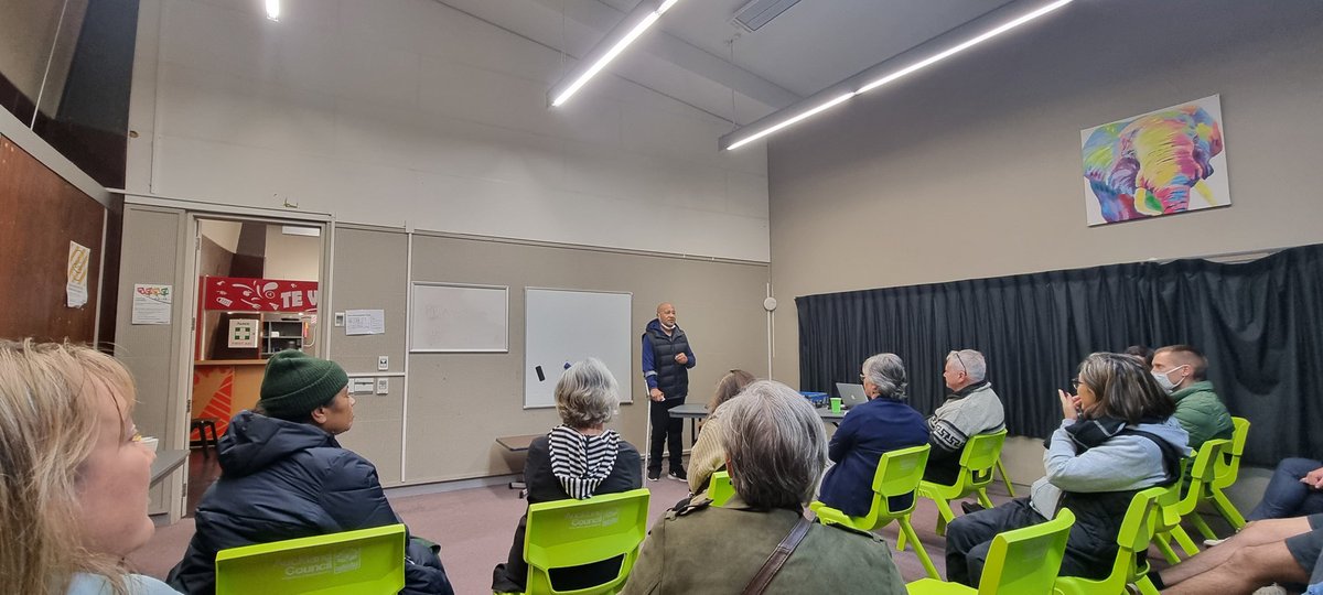 The312Hub's tweet photo. Awesome turn out at tonights Community Meeting here at #Oranga Community Centre. 

Ngā mihi to Ron Muavae for stepping up to bring this together. https://t.co/P0it2p9NSF