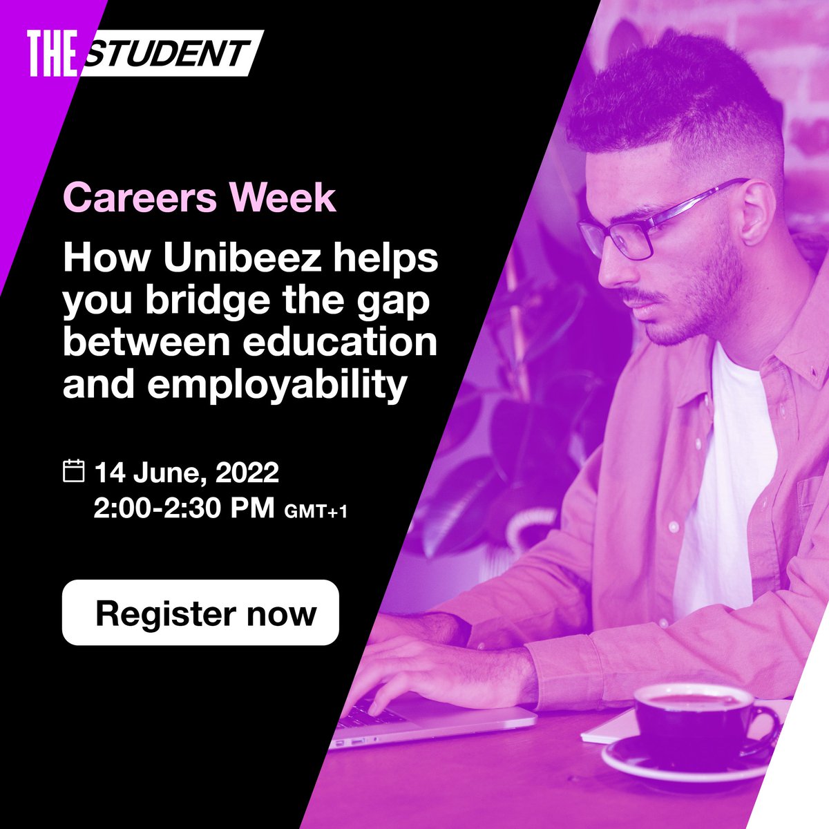 Join us today to hear how we make young talent more employable! 

timeshighered-events.com

#webinar #timeshighereducation #THE #THEStudent