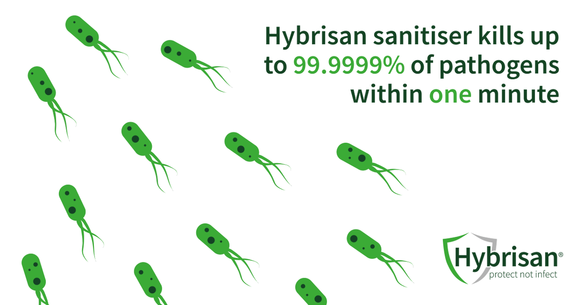 C. Diff spores can be harmful if spread, particularly in a healthcare setting.

In addition to protecting against viruses, Hybrisan sanitiser is highly effective against C. Diff spores, killing up to 99.9999% of pathogens within 1 minute.

Find out more:

hybrisan.com/contact-us