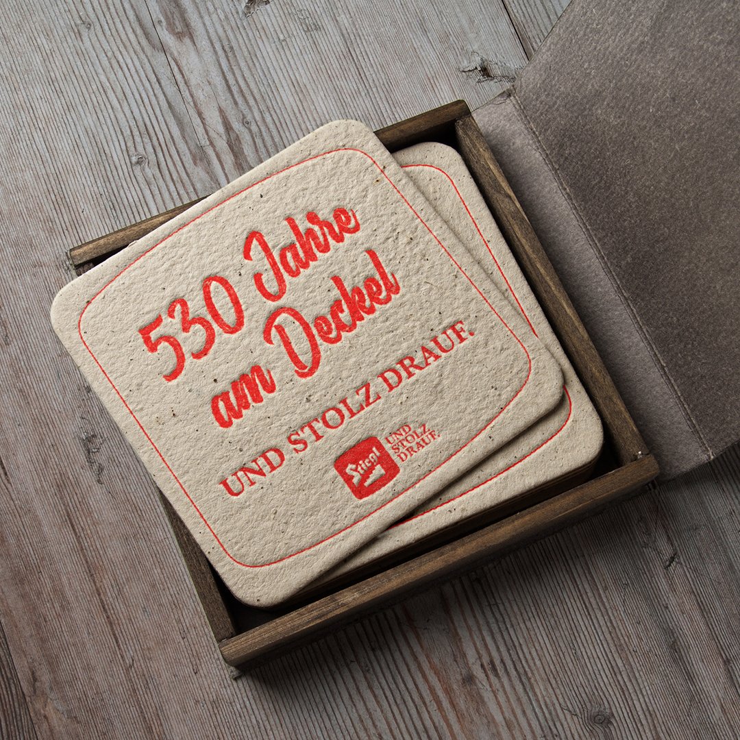 Beim Bierbrauen gehen wir keine Kompromisse ein – und das seit 530 Jahren. Das feiern wir mit euch!
.
Macht jetzt bei unserem Gewinnspiel mit und gewinnt mit ein bisschen Glück 30 Jubiläumsmünzen aus purem Gold sowie 500 weitere Preise! gewinnspiel.stiegl.at/530jahre/