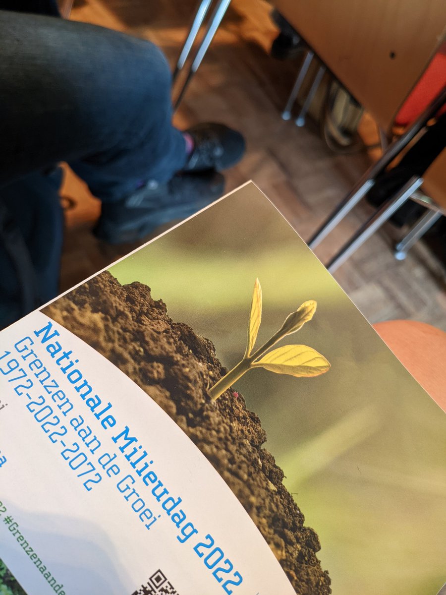 Eindelijk weer een live #conferentie! Zin in een inspirerende #NMD2022 dag rondom #Grenzenaandegroei . #duurzaamheid