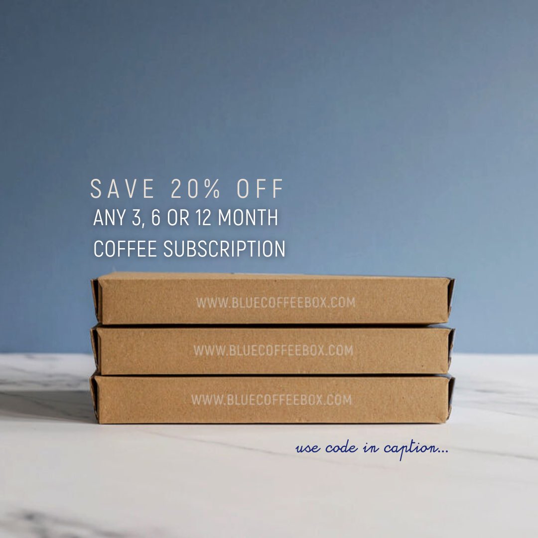 Blue Coffee Box tweet media