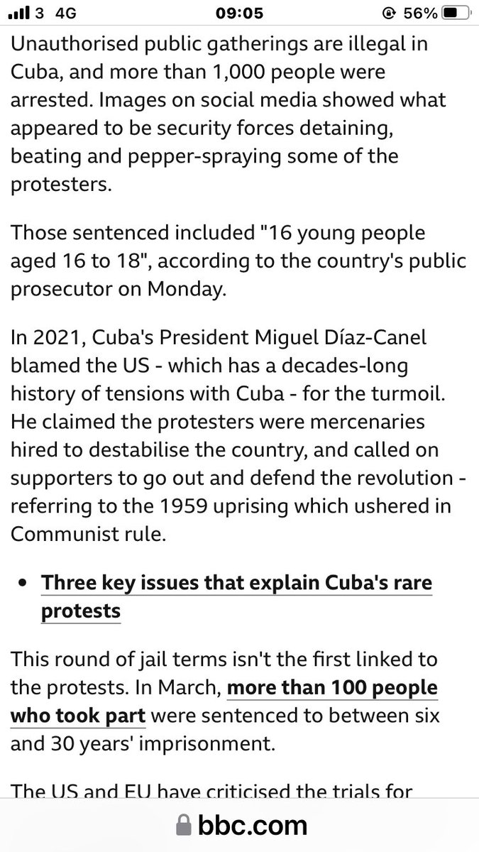 16 youths aged 16-18 sentenced for protesting …. Many sides to the Cuban Utopia