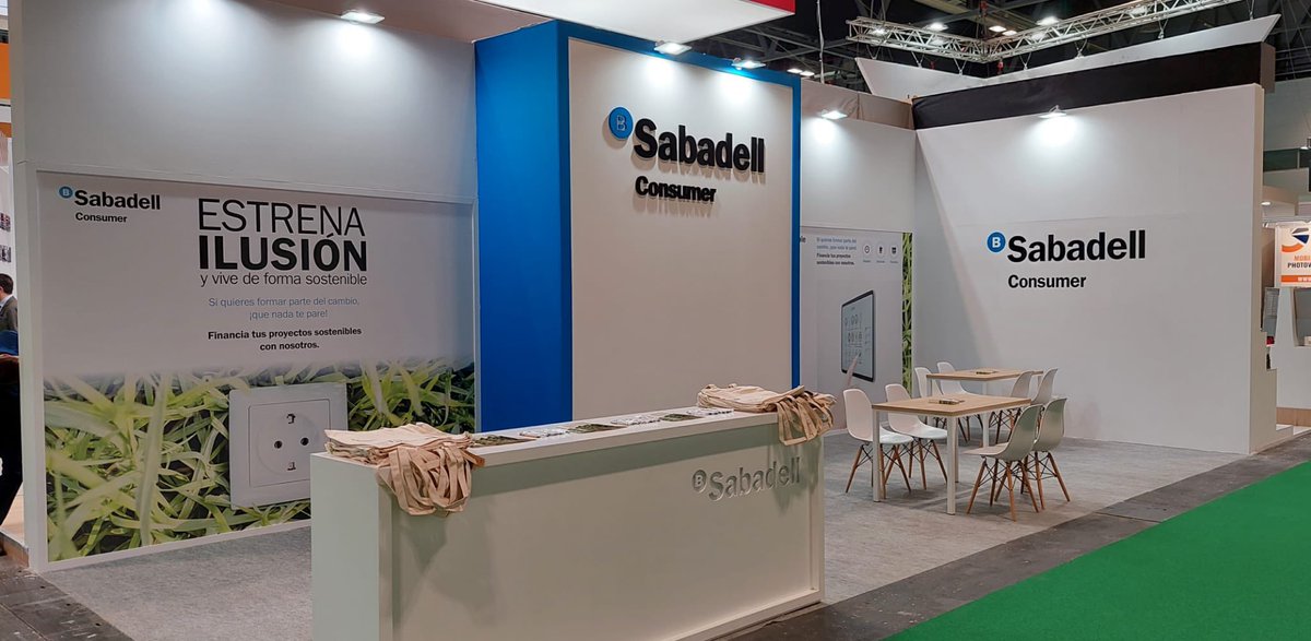 OriolMartin's tweet image. Todo preparado para recibir a los asistentes en la @FeriaGenera cc @BancoSabadell #GENERA22