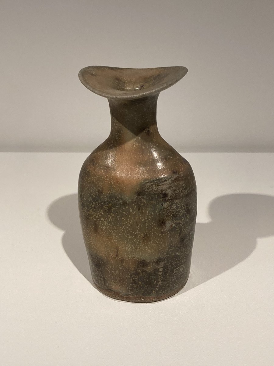 Good to catch up with some old friends from @SainsburyCentre yesterday in #PostwarModern @BarbicanCentre -  First one shown here is by Hans Coper and the other works are by Lucie Rie. Exhibition closes this weekend and has a very nice shop attached.