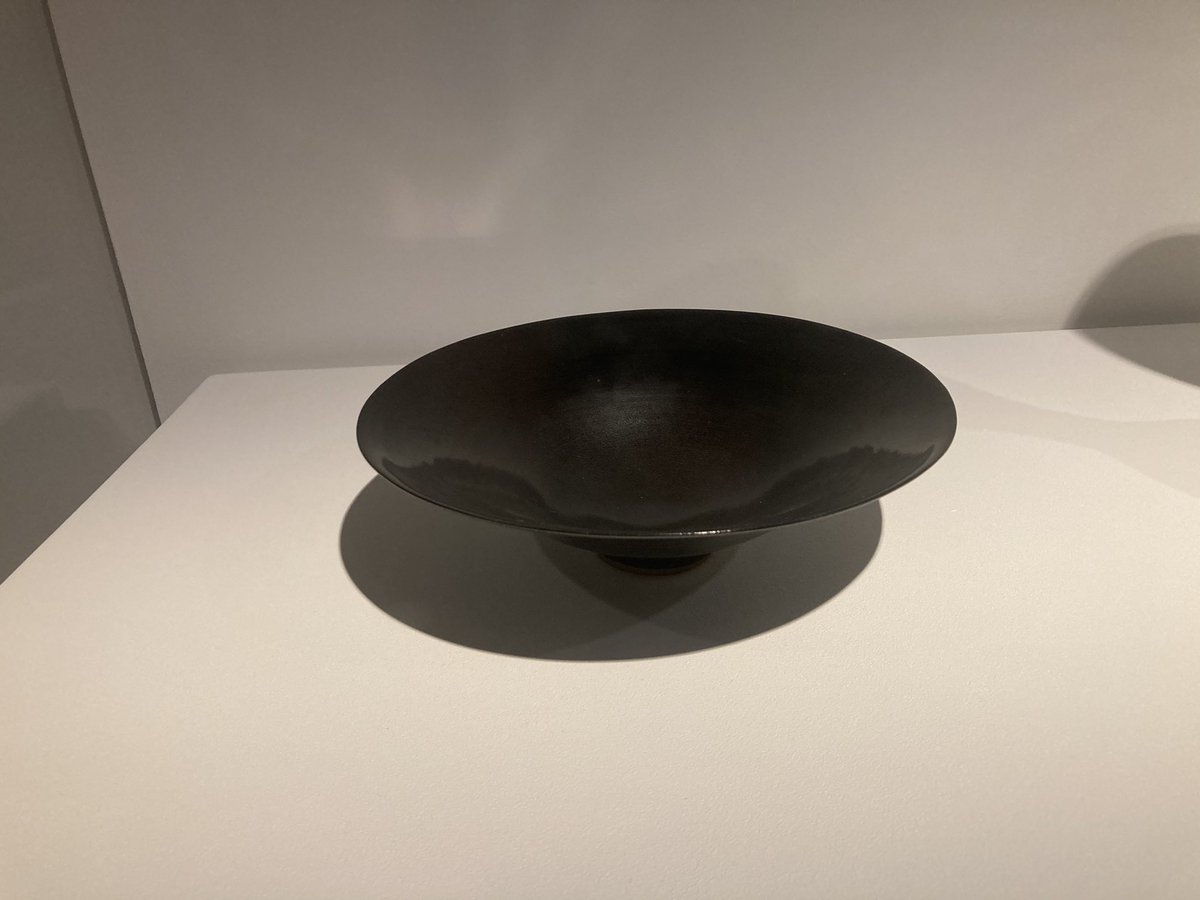 Middletonfox's tweet photo. Good to catch up with some old friends from @SainsburyCentre yesterday in #PostwarModern @BarbicanCentre - First one shown here is by Hans Coper and the other works are by Lucie Rie. Exhibition closes this weekend and has a very nice shop attached. https://t.co/13UlK3QCSP