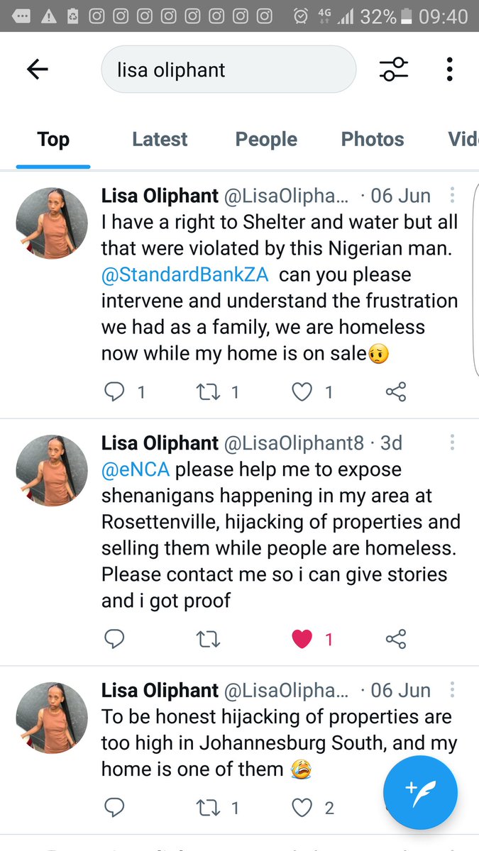 Aj_Almightiful's tweet image. Victims of a House  highjacking

 This girl is desperately crying out for help , her and her family have been unlawfully/corruptly FORCED OUT of their home.  
Retweet for awareness. 
@victoriaAfrica9 @nhlanhla_lux #PutSouthAficansFirst #OperationDudula