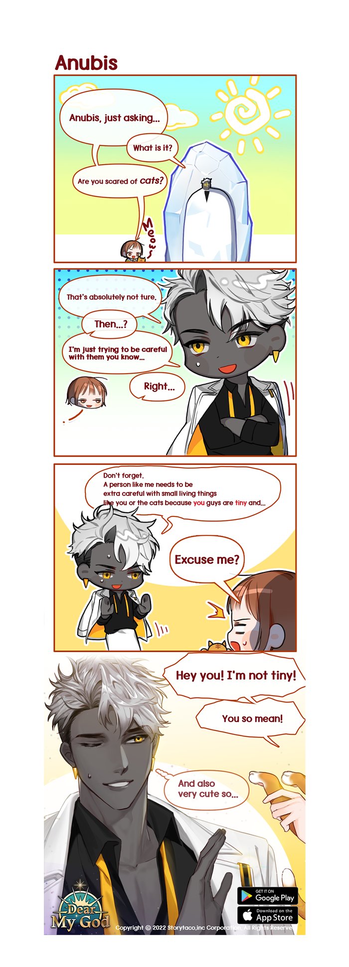 Storytaco스토리타코 Dear My God Wait Till He Says Check Out Anubis S Hot Body Pre Registration Now T Co Pqvtnonom8 Otome Comicstrip Dearmygod Lucydream T Co Rl2nl7qnma Twitter