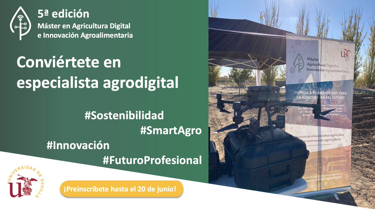 Máster Agricultura Digital e Innovación Agro tweet media