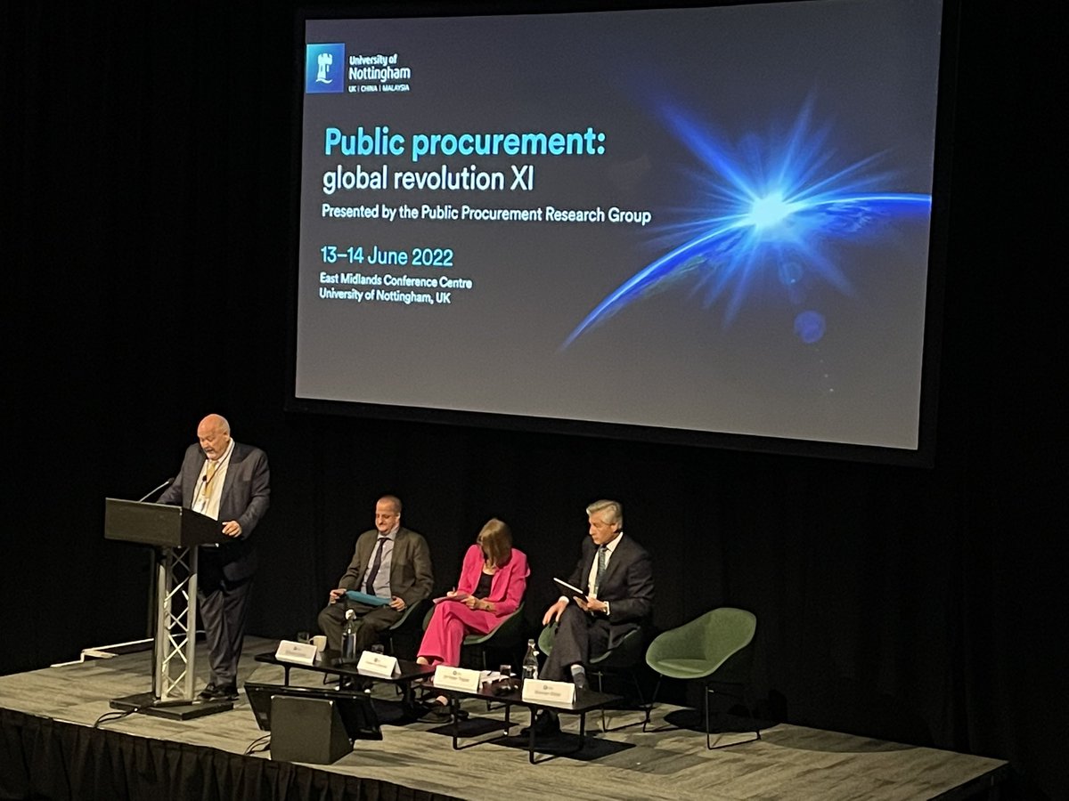 UoN_Law's tweet photo. Dr Peter Trepte opens day 2 of Public Procurement: Global Revolution XI. This morning’s plenary looks at the future of public procurement in the UK and the new Procurement Bill. #ppgrconf https://t.co/b6I9GwhUcu