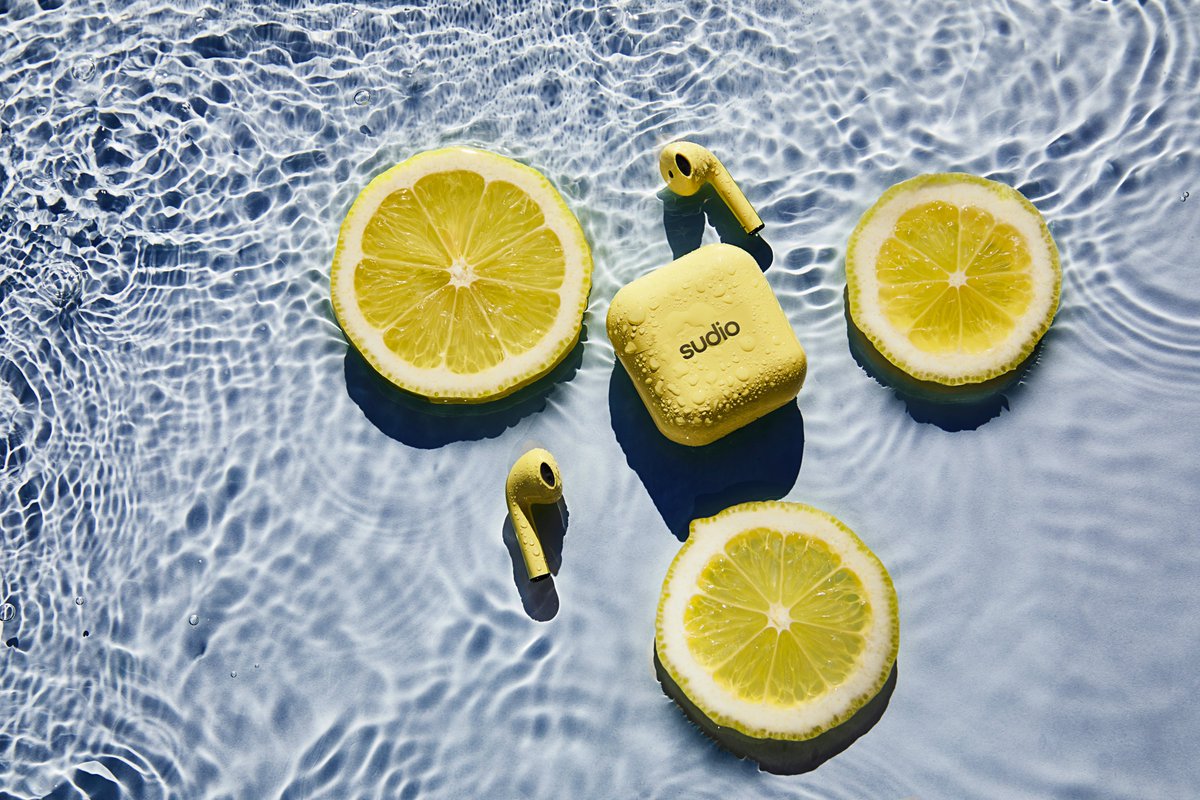 sudiosweden's tweet photo. Are you also feeling the early summer vibes?😎 What color describes that feeling? Sudio Nio has a very summery yellow color and we call it lemon🍋
#summerready #sudio #shapingsound #niolemon https://t.co/WFkellrnde