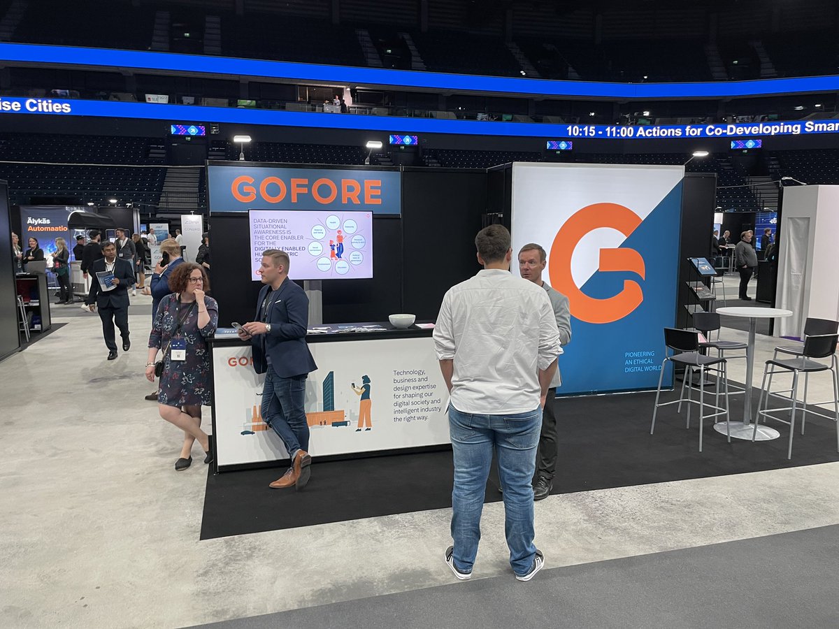 pirkkolaitinen's tweet photo. Gofore attending Tampere Smart City Week for two days at @nokiaarena_! Come talk to us about AI and digitalization strategy.
@GoforeGroup #DigitalSociety #TSCW22 https://t.co/rcUBppkhV5