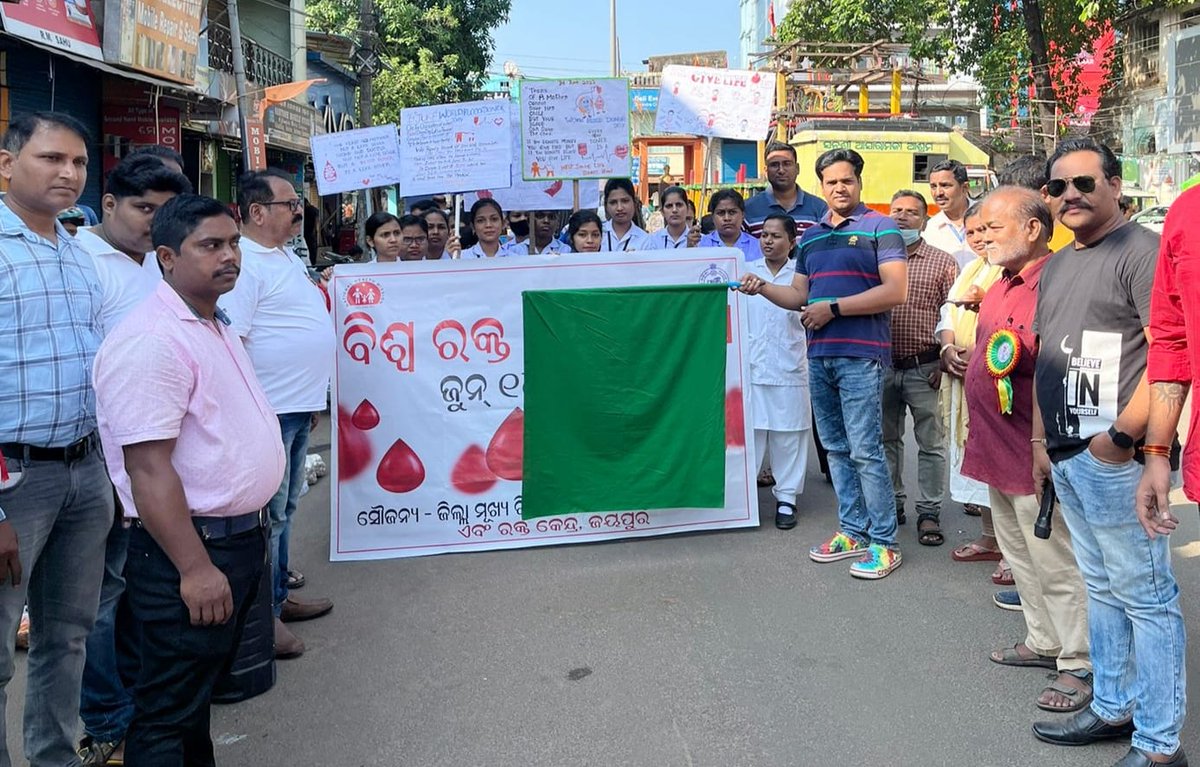 dhhkoraput's tweet photo. Blood Donor's day  was observed by District Health administration on 16th June 2022 with help of https://t.co/dBDOZLvSXi Jeypore NCC team,Social Workers,ANMTC students,CPCH training students, Security staff &amp; Office staff of DHH. https://t.co/KTRmfjslcP
