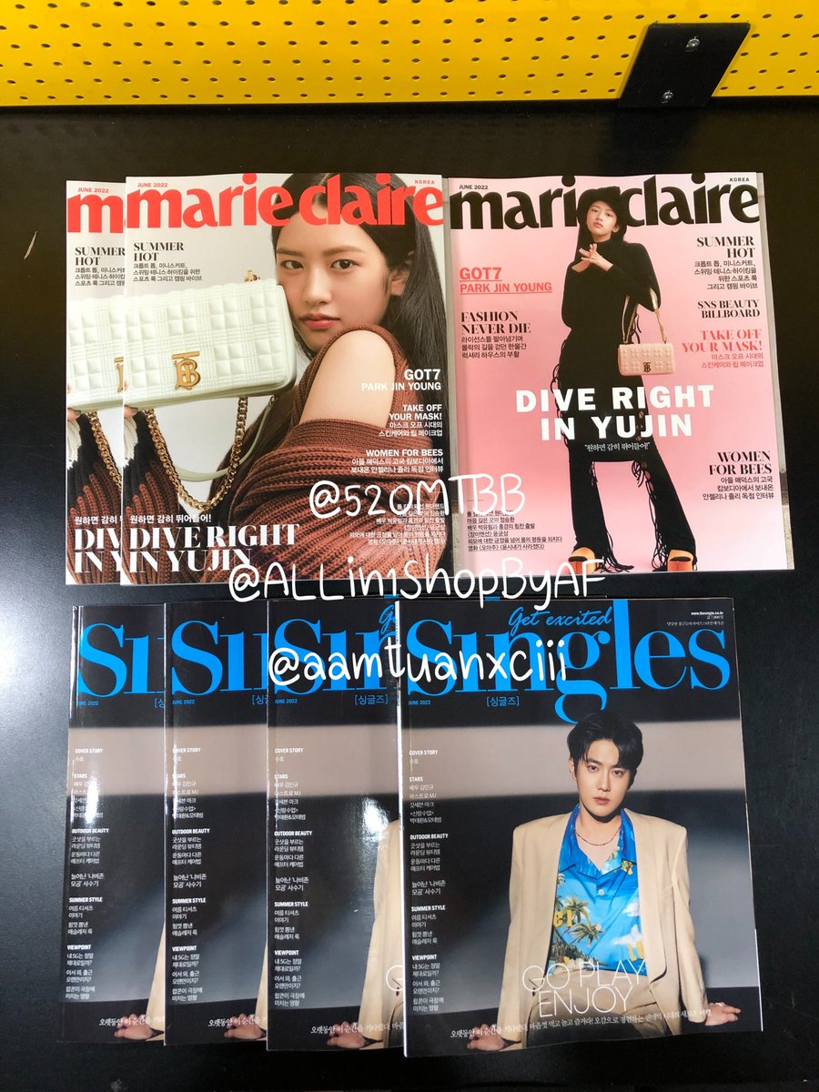 ALLin1ShopByAF's tweet photo. บั้ม GOT7 NEW EP รอบ 2 KTOWN (เรือ)
บั้ม GOT7 NEW EP รอบ 2 (แอร์)
นิตยสาร Singles , Arena , Marie Claire
ถึงบ้านเกาแล้ว รอส่งมาไทย
ถ้าของถึงไทยแล้วจะแท็กแจ้งเก็บยอดที่เหลือสำหรับคนที่มัดจำนะคะ

#520MTBBupdate
#AFShopUpdate
#แอ๋มต้วนupdate

#ตลาดนัดอากาเซ่ #ตลาดนัดอากาเซ https://t.co/KafGDAzeR3