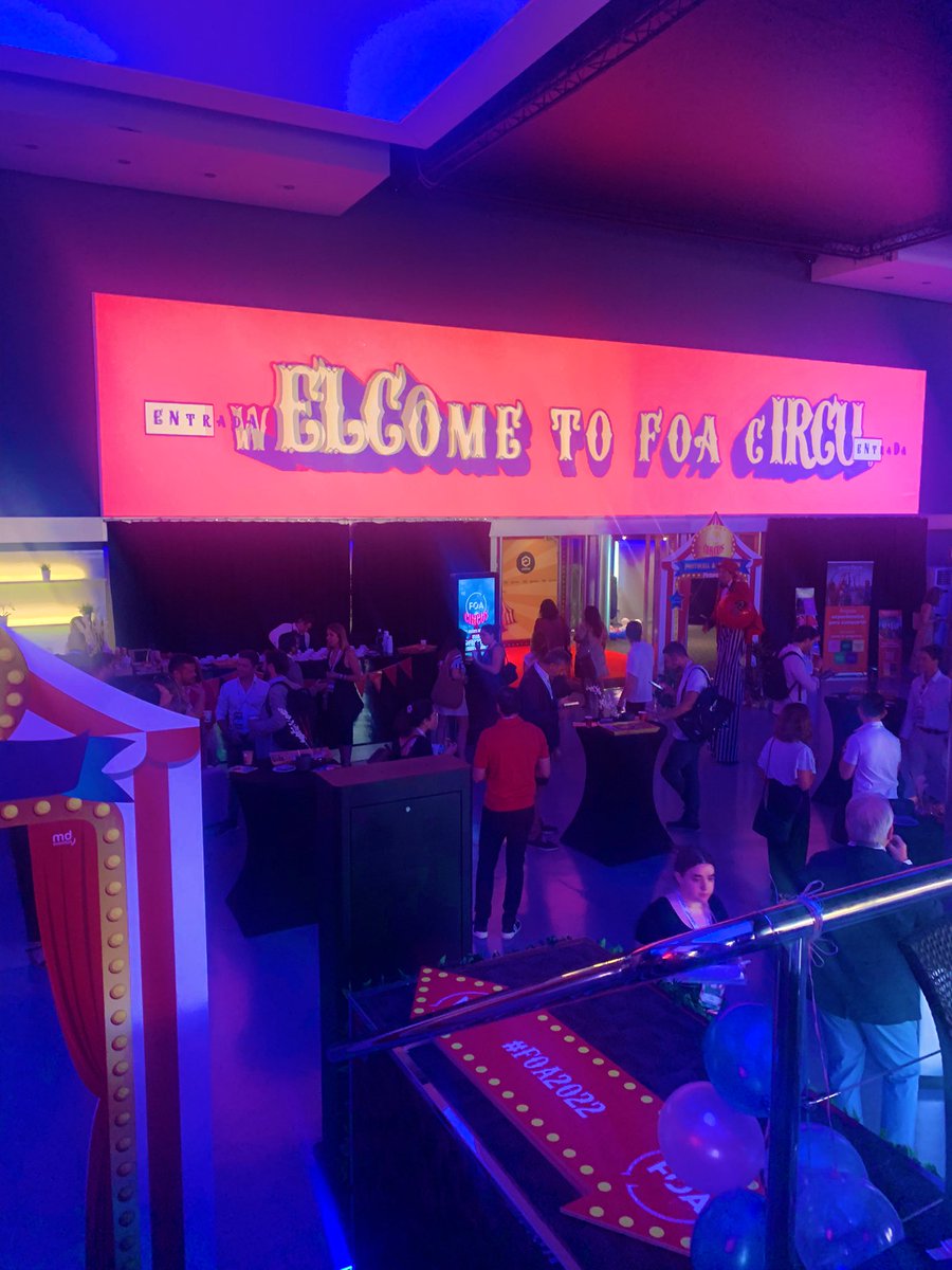 Ya estamos en el #FOA2022🚀
Gracias <a href="/mkdirecto/">MarketingDirecto.com</a> por este festival del marketing⚡️
#evento #MarketingDigital