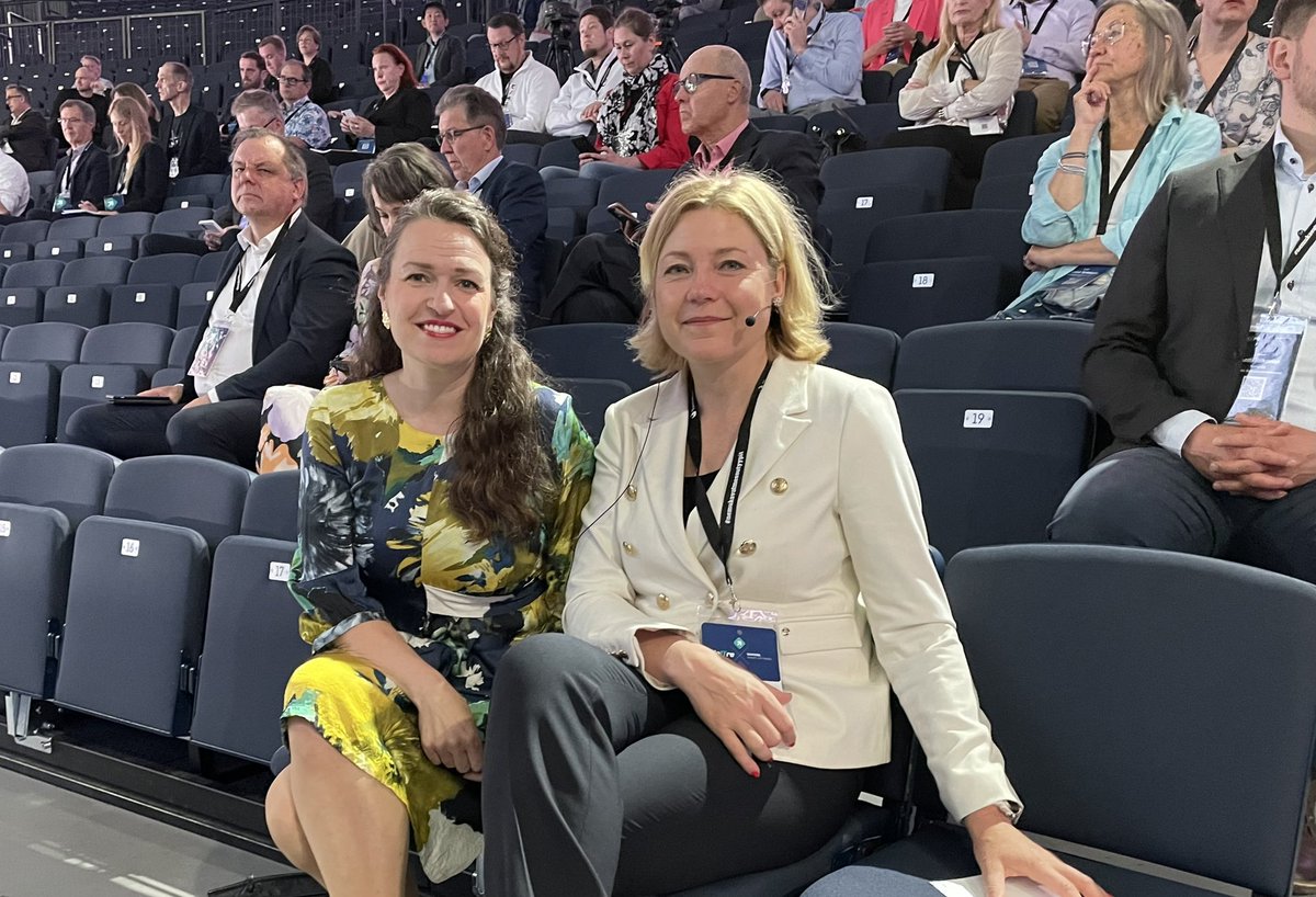 goodnewsfinland's tweet photo. MT @IkonenAK: Welcome to the #Tampere Smart City Expo and Conference! This is a great possibility to interact: participants (cities, companies and professionals) come from 45 countries. 🌍 From ideas to action ja from research to reality! #Finland #TSCW22 https://t.co/FQT2bYOfFI