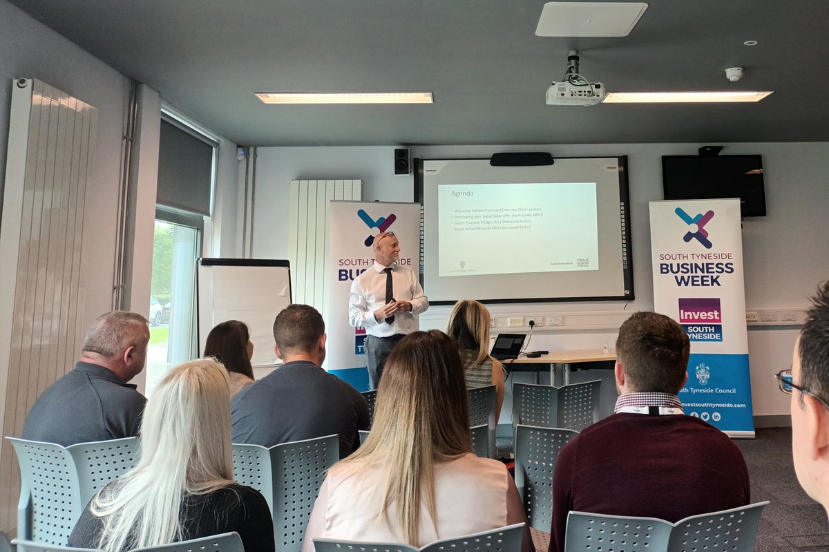 STyneBusiness's tweet photo. South Tyneside Business Week continues as we look at South Tyneside Council's commercial activity, local spend and overall aim to increase the proportion of procurement spending in South Tyneside and the wider area #STBusinessWeek #PledgeSouthTyneside https://t.co/tQAiOLmspg