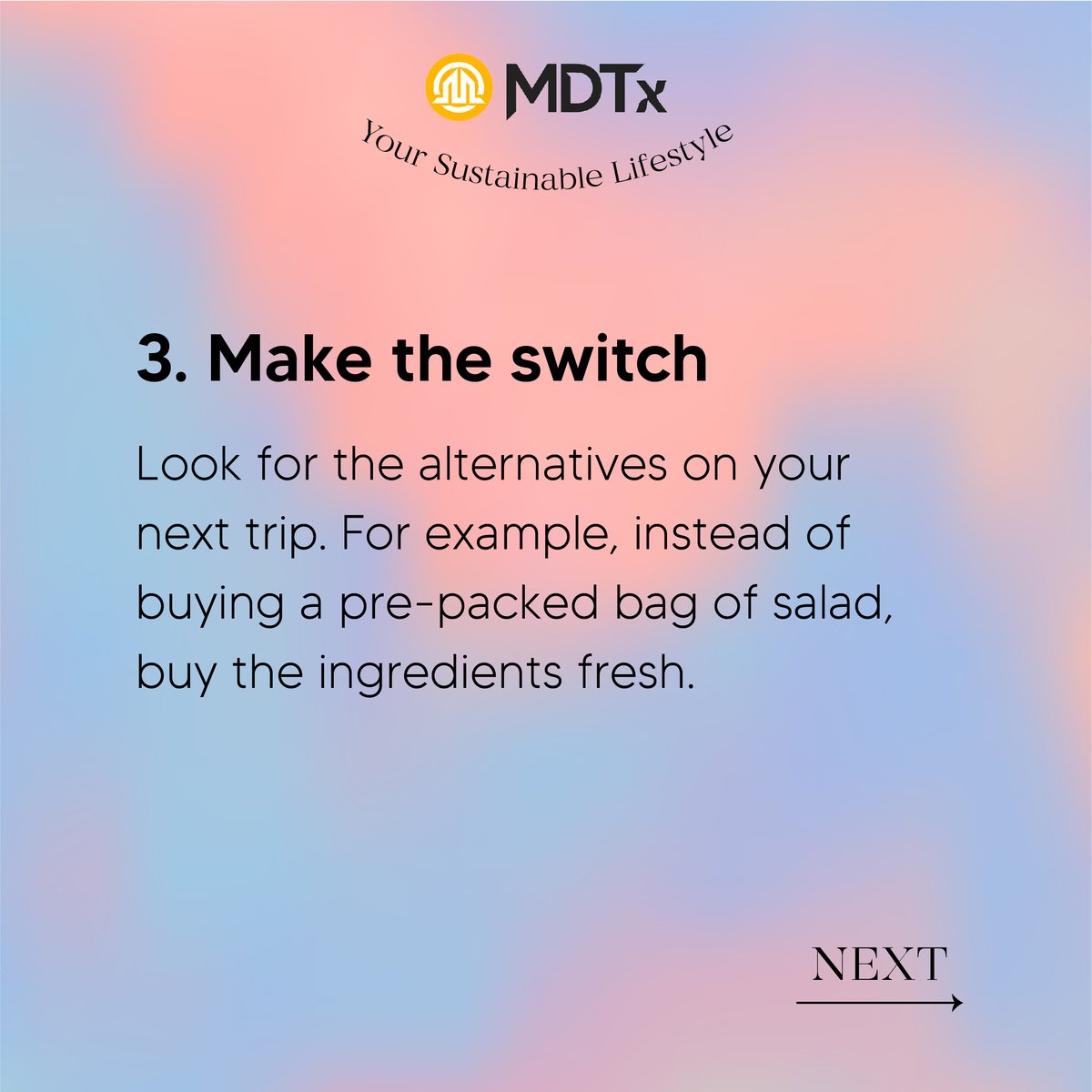 mdtxio's tweet photo. The trick is to keep the changes
easy enough for you to be consistent
with them. You can also make changes
slowly, over time.
#sustainablelifestyle #sustainableliving #sustainability #greenliving #greenlifestyle #MDTX https://t.co/68UMuXBG8C