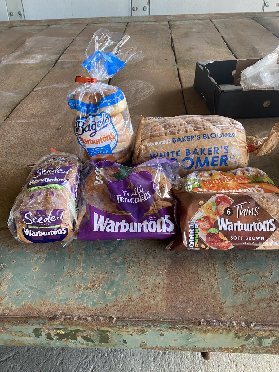 All prepared for 25 inquisitive 11 year olds- hopefully linking wheat with bread.#Warburtons #Frontier