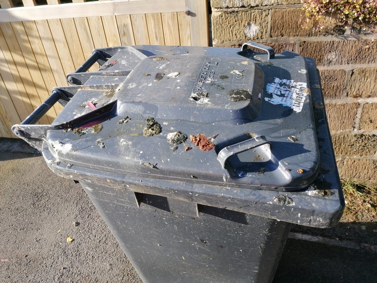Would you want to handle hundreds of bins looking like this?  Please ensure you keep your bin clean 💦🧼🧽