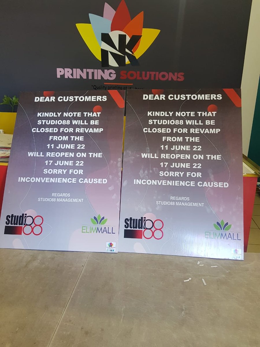 NkPrintingS's tweet photo. We design and print A1 correx boards

#print #printing #YouthMonth2022 #AfroDbnJulyMarquee22 #CapitecLiveBetter #AskAMan Teffo  Pitso #DJSBU https://t.co/c5svESNP9C