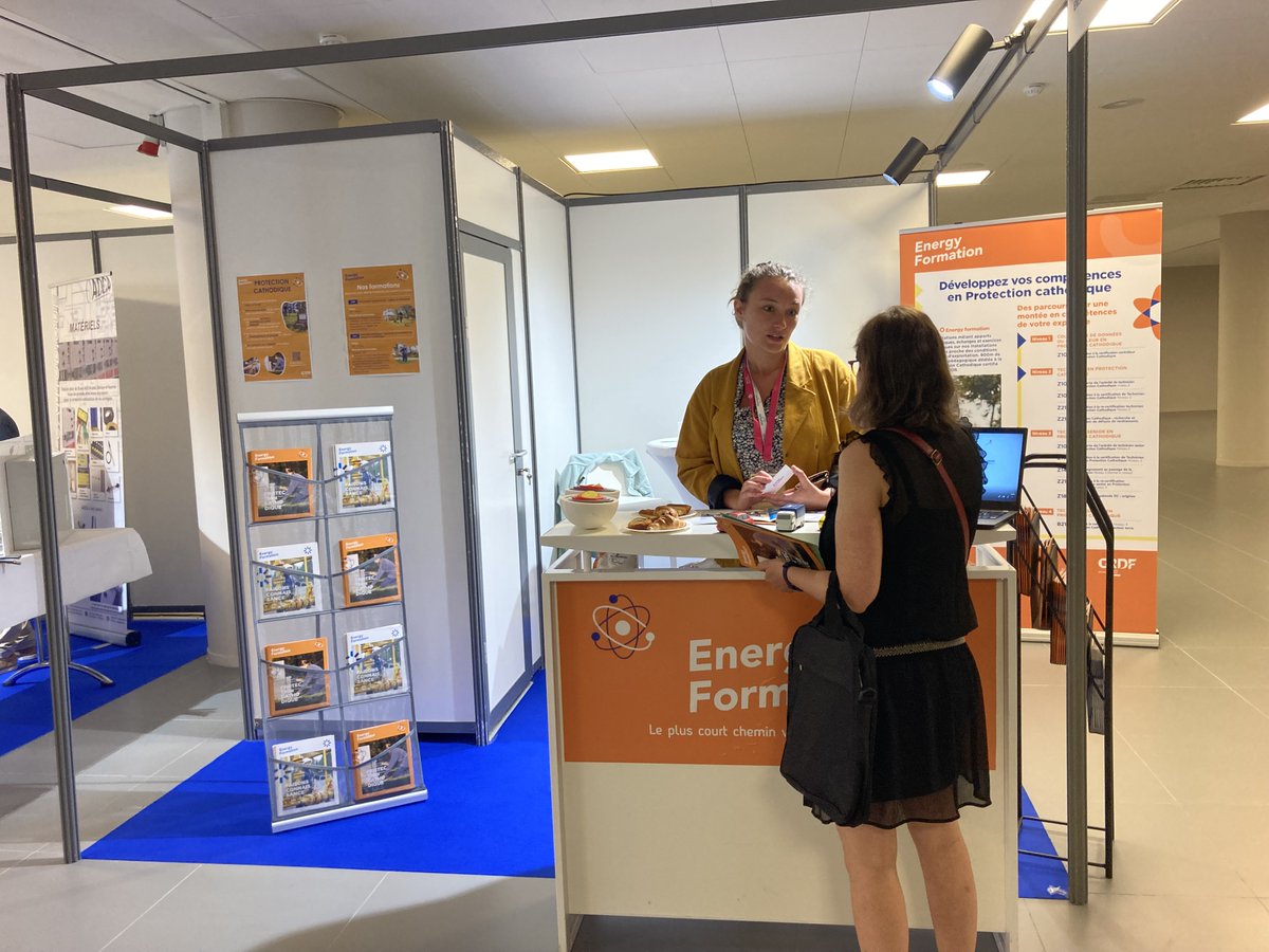 EnergyFormation's tweet photo. Energy Formation est présent sur le salon de la Protection Cathodique &amp; Revêtements Associés au Palais des congrès à Antibes. 
3 jours organisés par @CEFRACOR_ORG et rythmés par des conférences pour réunir l'ensemble des experts et acteurs de la #protectioncathodique.
#formation https://t.co/wlRjYsmuDO