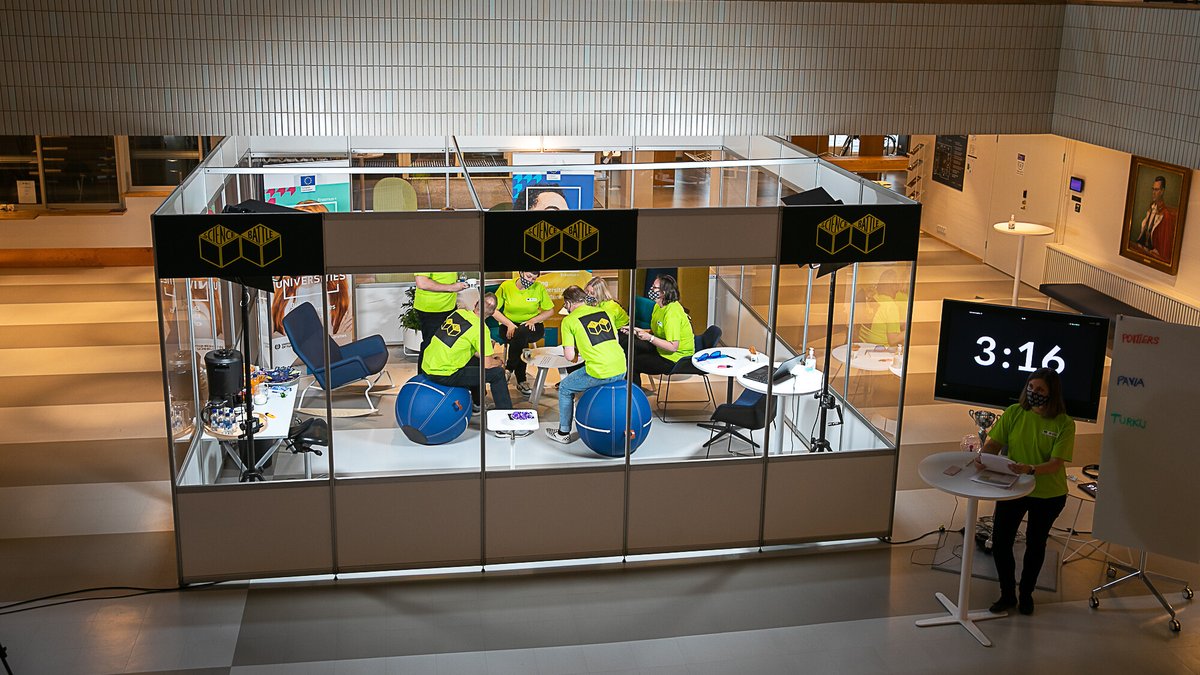 UniTurku's tweet photo. Do you have a question in mind you would like to ask of researchers? Now is the time for it, as researchers from four @EC2U_Alliance universities compete in a playful #ScienceBattle to solve puzzling questions. Send your question to email ec2u@utu.fi.
https://t.co/RnpA9q4yaw https://t.co/Fgu3TlbFS2