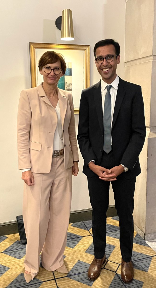 Grateful that our co-founder <a href="/Agrawal_Mri/">Mridul Agrawal</a> had the honor to meet Germany's Minister of Education and Research Stark-Watzinger (@BMBF_Bund) during her US visit. Discussed importance of innovation ecoystems, entrepreneurship &amp; transatlantic partnership to advance   cancer research.