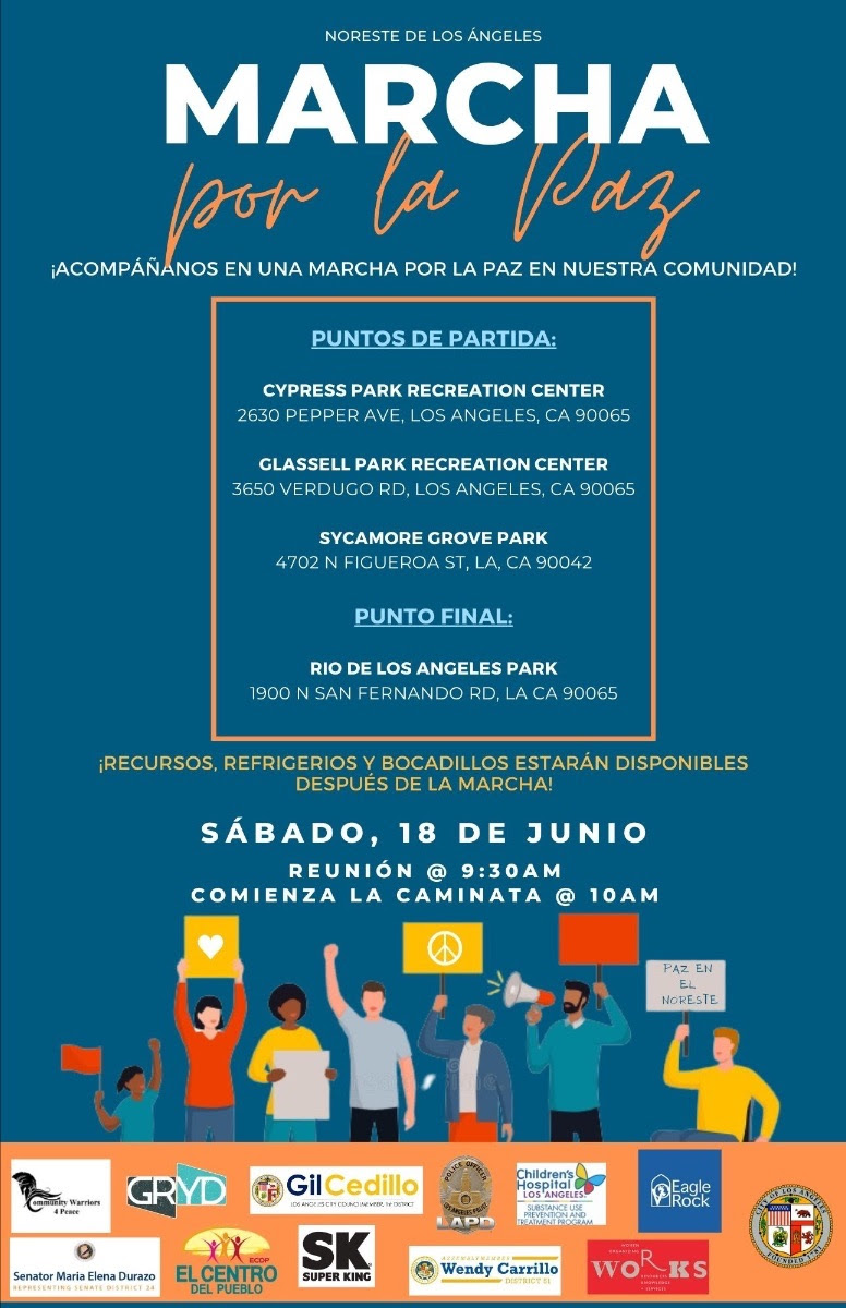 GPIA90065's tweet photo. NORTHEAST LA - March for Peace on Saturday, June 18th. https://t.co/3xe2XPkvEo