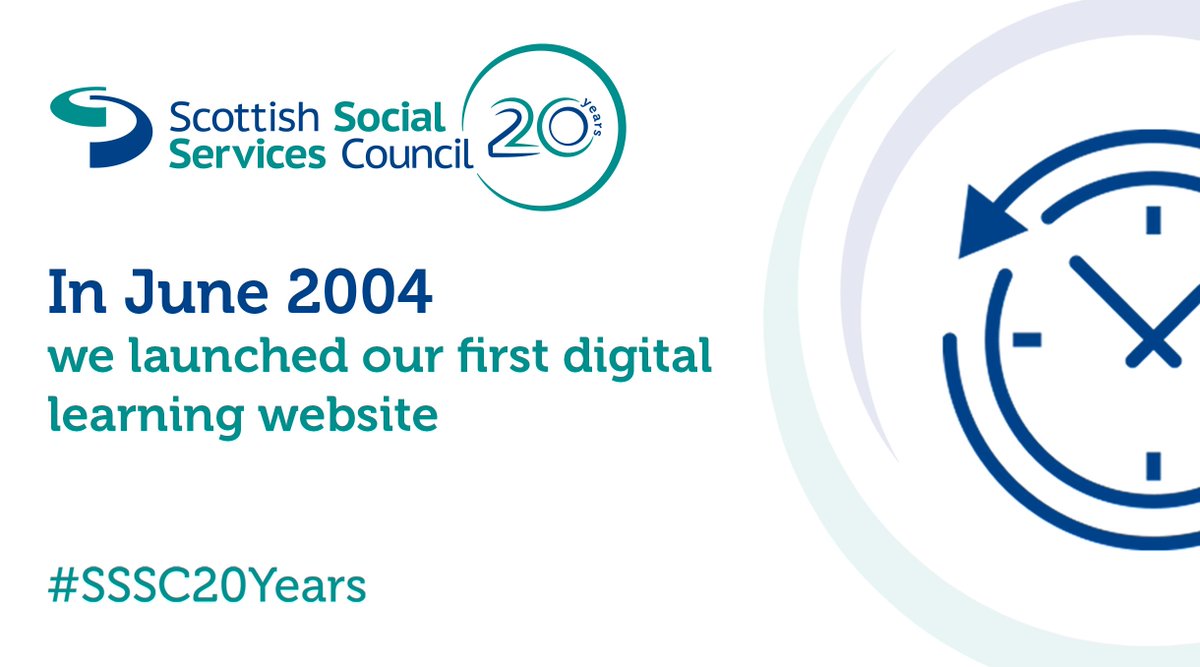 SSSCnews's tweet photo. In June 2004, we launched our first digital learning website. It’s had lots of developments over the years and provides a wide range of learning resources and services to support workforce development.
Take a look: https://t.co/dBsJxMKDFp
#SSSC20Years https://t.co/aHXy80fN6T