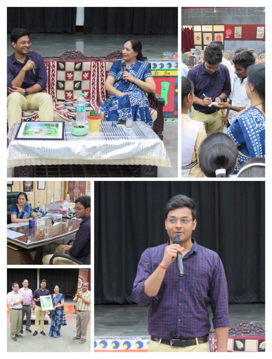 #दिल्ली_के_सरकारी_विद्यालयों_के_बच्चे_अब_यूपीएससी_में_भी_अपनी_चमक_बिखेर_रहे_हैं

RPVVशालीमार बाग के पुराछात्र राघवेन्द्र शर्मा ने यूपीएससी परीक्षा में 340वीं रैंक प्राप्त की विद्यालय में आज उनका स्वागत किया गया और छात्रों से उन्होंने बातचीत की
<a href="/Dir_Education/">DIRECTORATE OF EDUCATION Delhi</a>
<a href="/msisodia/">Manish Sisodia</a>
<a href="/PbpandeyB/">B P Pandey</a>