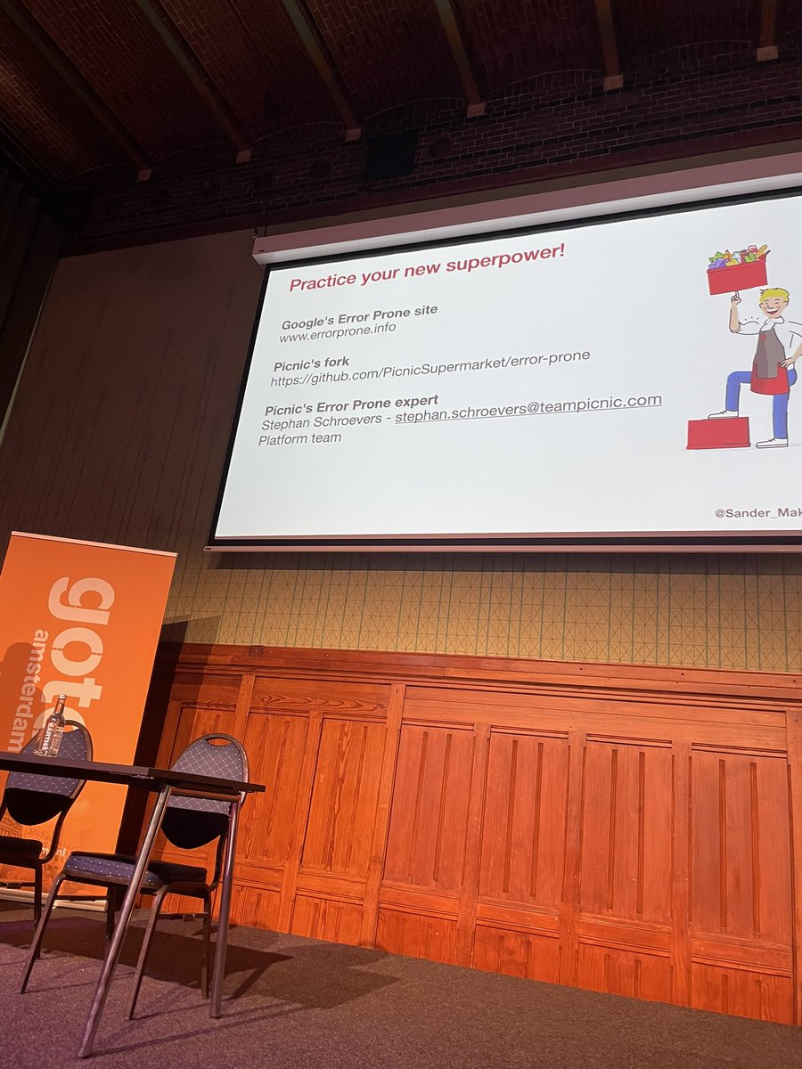 MohsenEnazi's tweet image. @Sander_Mak talked about #errorprone using #JAVA at @GOTOcon and how to automatically detect and fix common errors