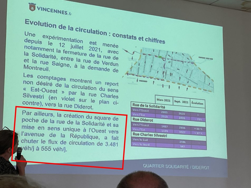 🚨 <a href="/VincennesVille/">Vincennes ma ville 🇨🇵🏰</a> veut la fin du square de poche en limite de <a href="/montreuil/">Ville de Montreuil</a> 🚨
Mercredi 8 Juin, Vincennes organisait une réunion publique pour dézinguer le changement du plan de circulation du quartier solidarité carnot de #Montreuil réalisé l'été2021
Fil⏬
x.com/PeS_Montreuil/…