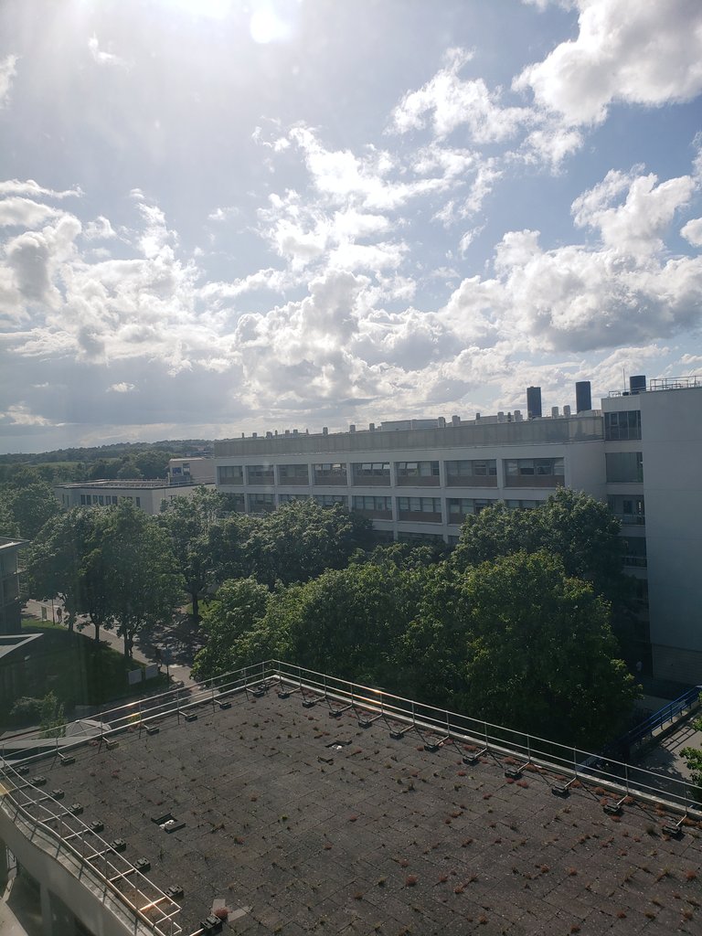 Isn't the weather beautiful today? The 5th floor views are too distracting!😍☁️