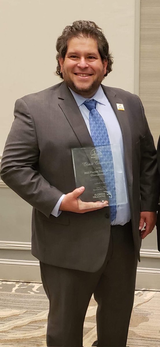 Congratulations Miguel Sanchez for placing 1st place in the 3axle class at the Florida Truck Driving Championships. Headed to Nationals. #finishthemission
